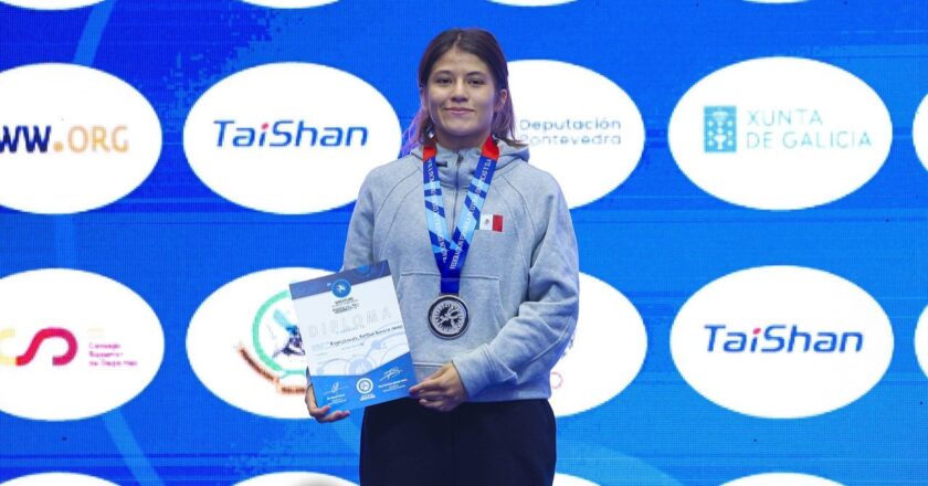 Daniela Rojas se lleva la medalla de plata en el Campeonato Mundial U20 en Pontevedra