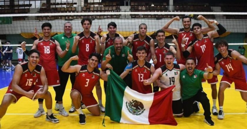 ¡Son campeones! México obtiene la medalla de oro en la Copa Panamericana de Voleibol de Sala Sub-23 