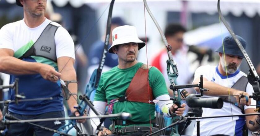 Samuel Molina se prepara para los cuartos de final de Tiro con Arco en los Juegos Paralímpicos de París 2024