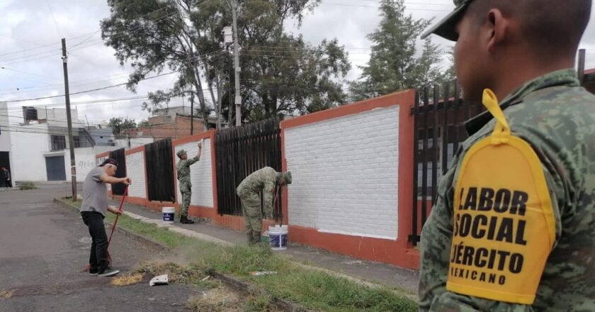 Ejército Mexicano realiza Labor Social en Morelia