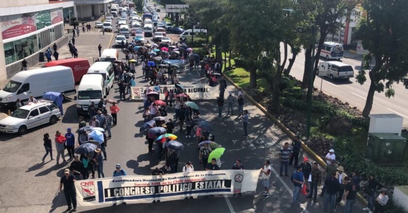 ¡Hoy inicia la marcha de la CNTE en Morelia!