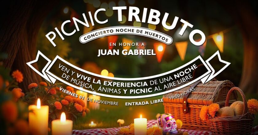 Tributo a Juan Gabriel con picnic en el Ceconexpo, en Noche de Muertos