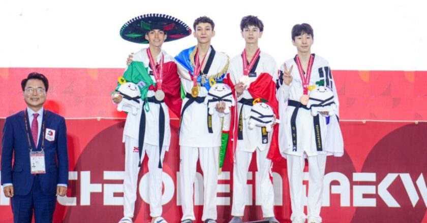 Medalla de plata para México en el Campeonato Mundial Juvenil de Taekwondo 2024