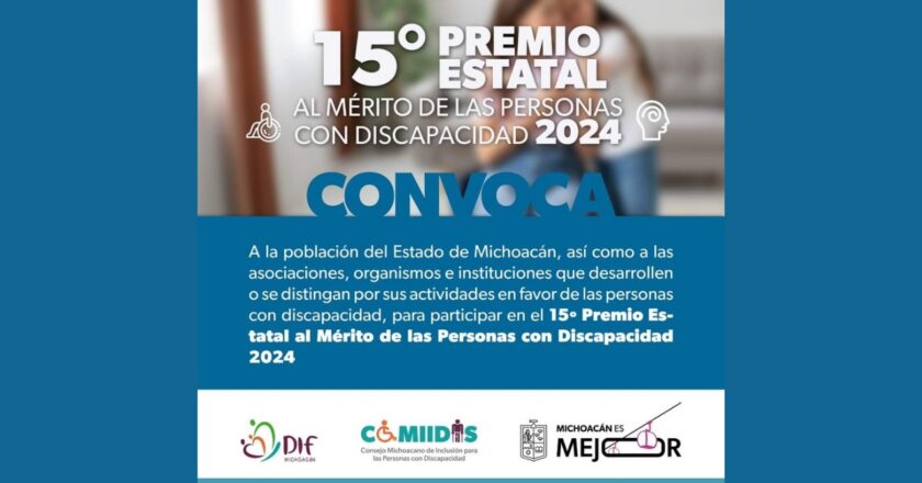 Últimos días de la convocatoria para el Premio Estatal al Mérito de las Personas con discapacidad