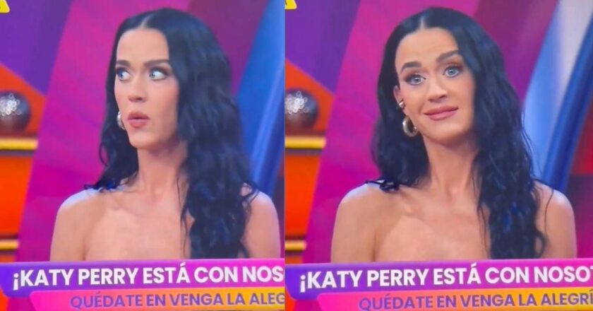 Katy Perry Se Vuelve Viral por Su Reacción al Saber que Estará Más Tiempo en Venga la Alegría