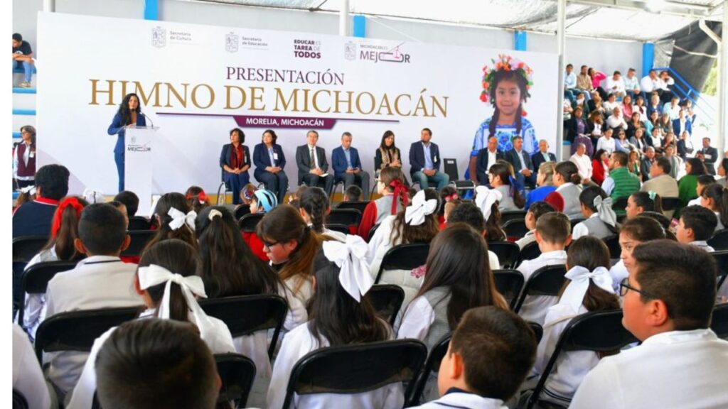 Cantarán el Himno Michoacano en más de 7 mil escuelas: SEE