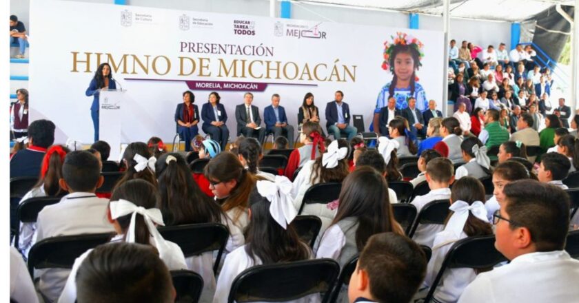 Cantarán el Himno Michoacano en más de 7 mil escuelas: SEE