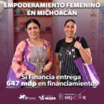 Entregados más de 647 mdp en créditos para empoderar a mujeres: Sí Financia