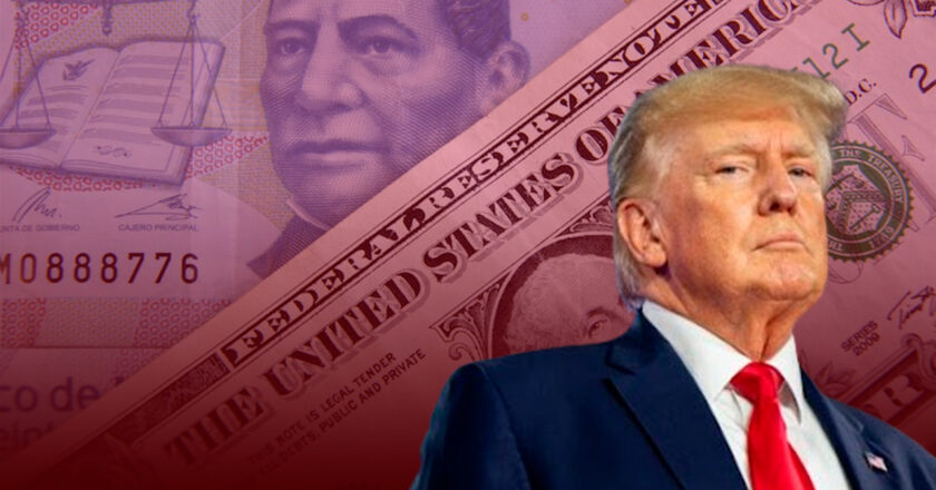 El peso mexicano sufre por el anuncio de aranceles del 25% de Trump