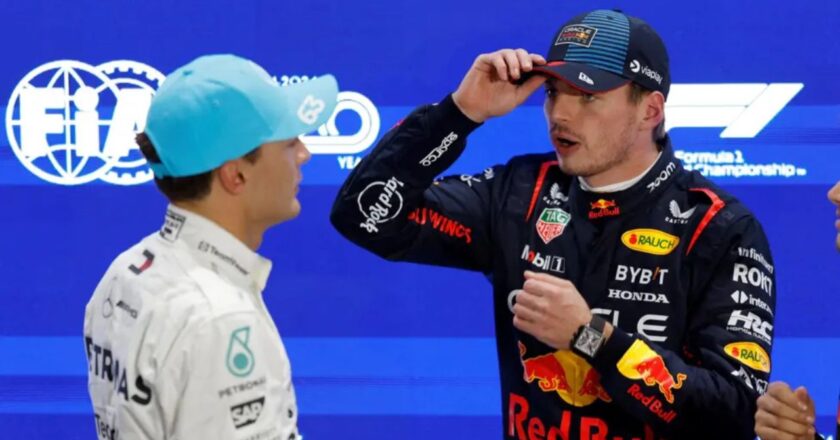 Tensión entre Max Verstappen y George Russell tras el Gran Premio de Qatar