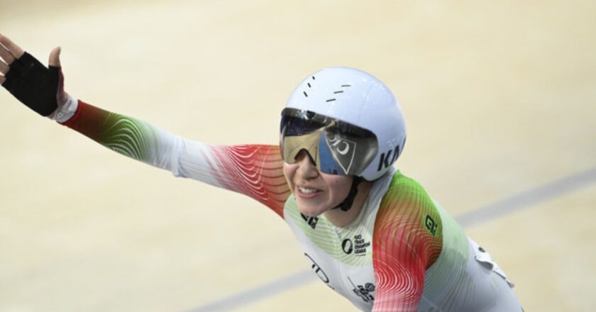 Yareli Acevedo hace historia con la primera victoria para México en la Liga de Campeones de Ciclismo de Pista de la UCI