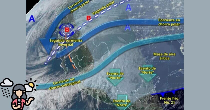 Clima en México para hoy, 8 de enero de 2025