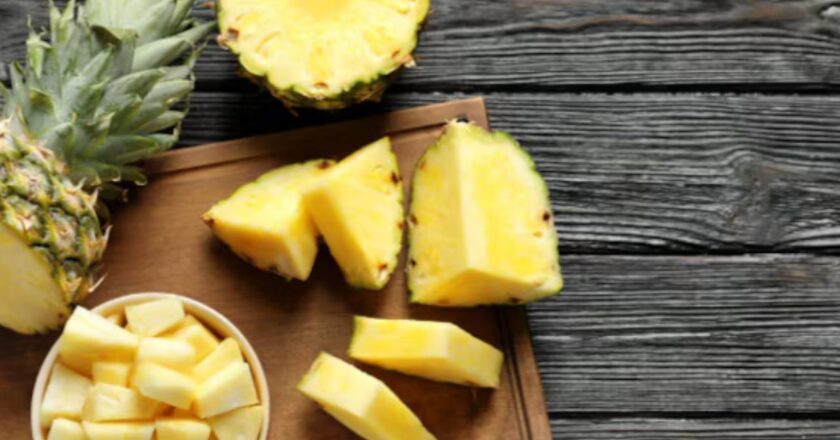 Remedio natural con piña para aliviar la tos y la inflamación