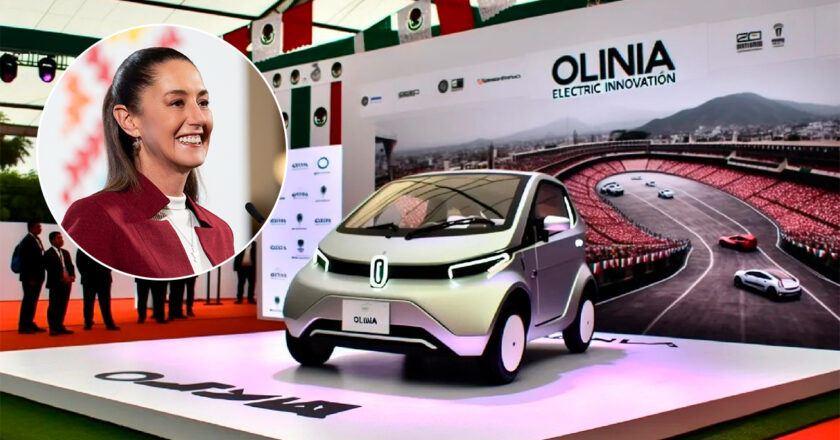 Gobierno anuncia Olinia, armadora de autos eléctricos; debutará en Mundial 2026