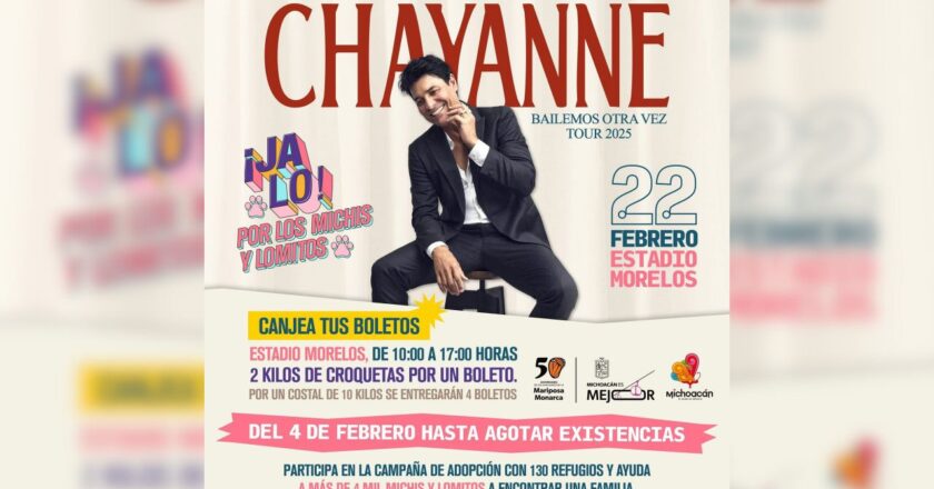 Entrega de boletos para Chayanne por alimento para michis y lomitos: Bedolla