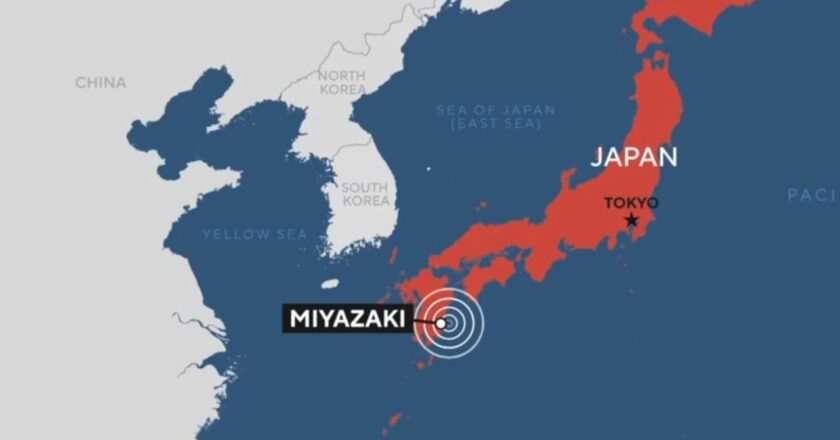 Terremoto de magnitud 6.9 en Miyazaki desata alerta por tsunami en el sudoeste de Japón